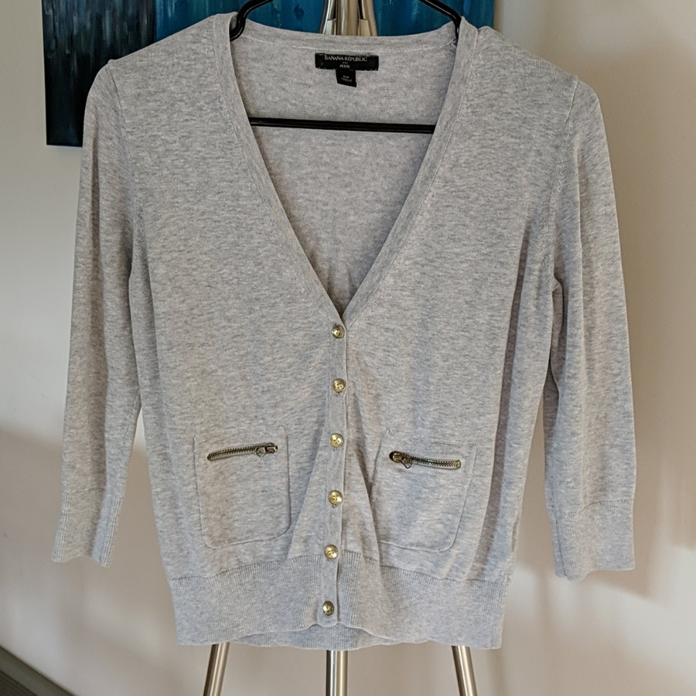 Banana Republic 100% Cotton Cardigan